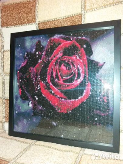Алмазная мозаика. Готовая работа