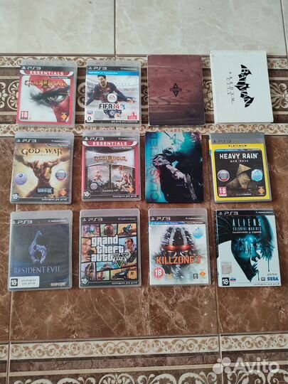 Диски с играми на ps3