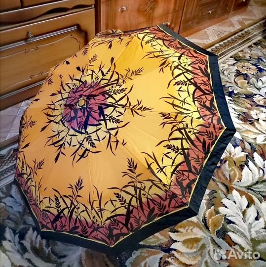 Зонт складной автоматический,три расцветки