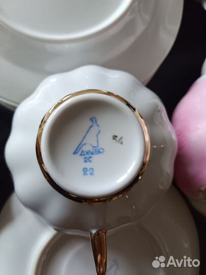 Чайный сервиз дулево весенний СССР