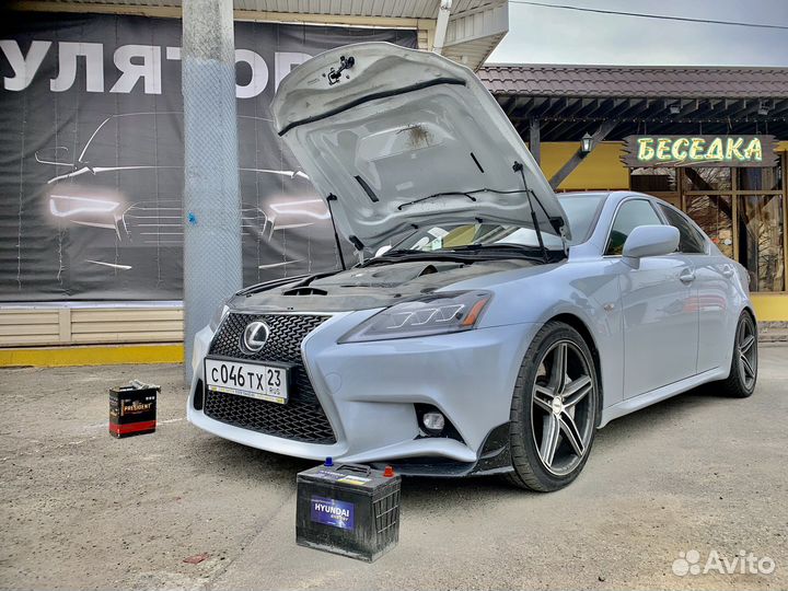 Аккумулятор на lexus is 250