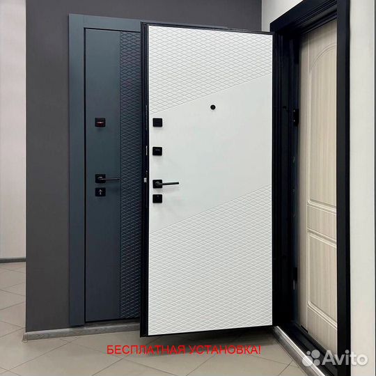 Входная дверь в квартиру с установкой