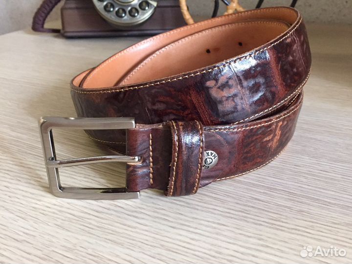 Ремень мужской Италия кожаный