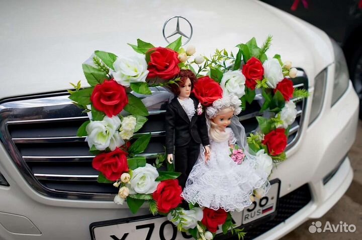Кольца свадебные на машину
