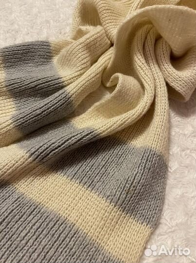 Шарф винтажный из натуральной шерсти