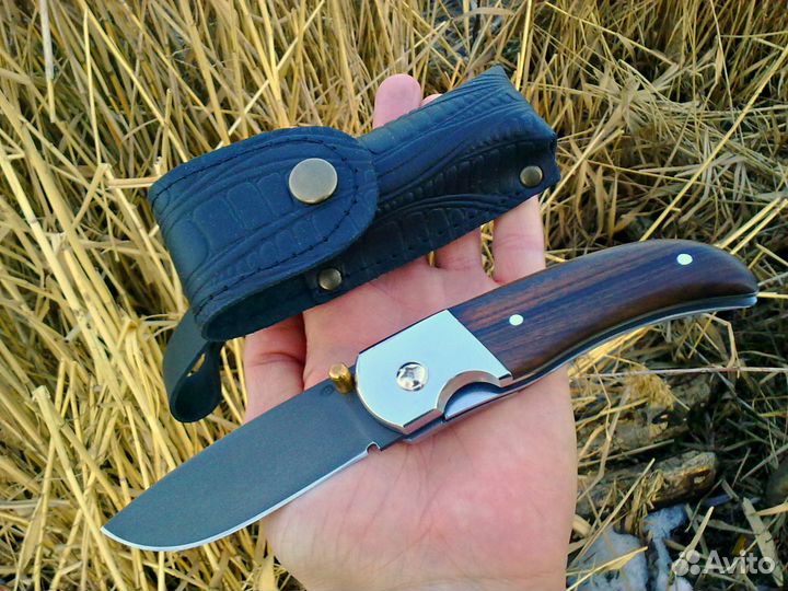 Нож складной Шмель разделочный Х12мф Ручная Работа