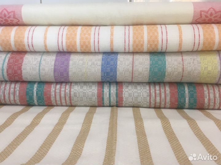 Полотенце отрезы жаккард СССР, винтаж