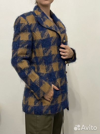 Винтажный шерстяной пиджак valentino