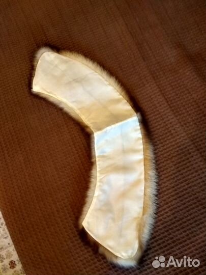 Воротник мех хоря новый