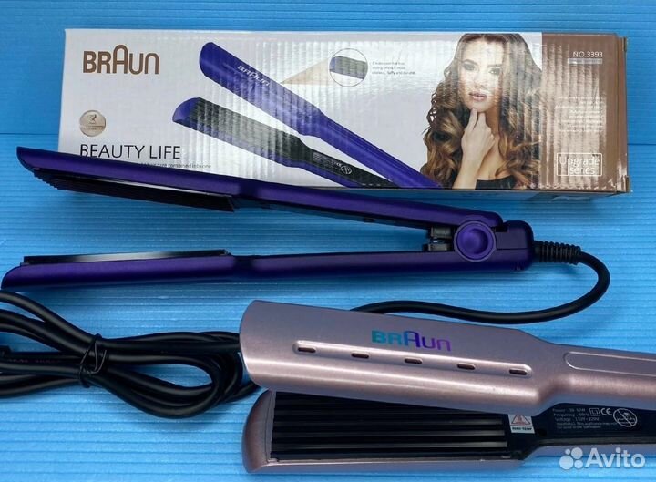 Плойка гафре Braun пастельная