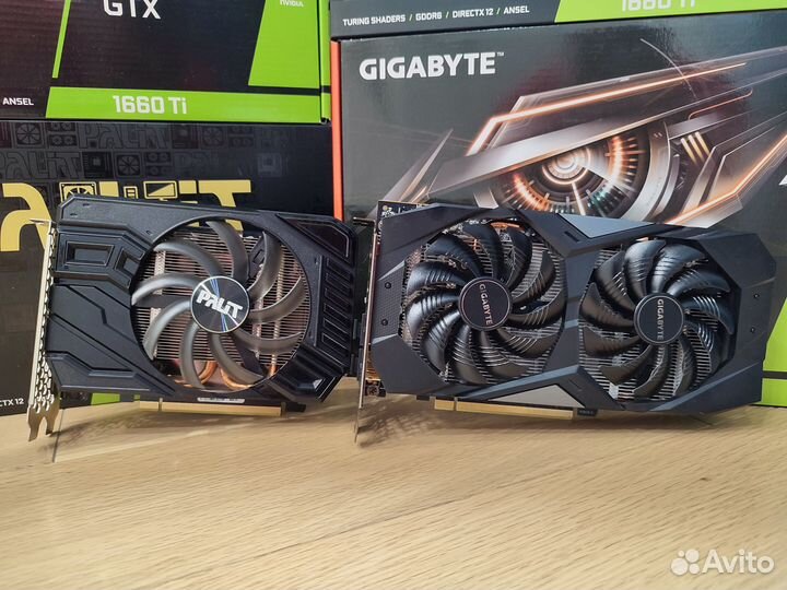Видеокарты Nvidia GTX 1660 Ti
