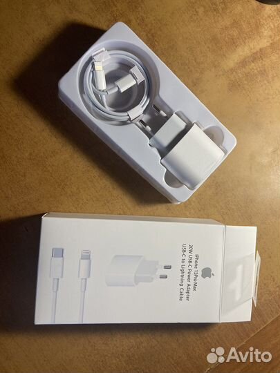 Зарядка на iPhone с блоком