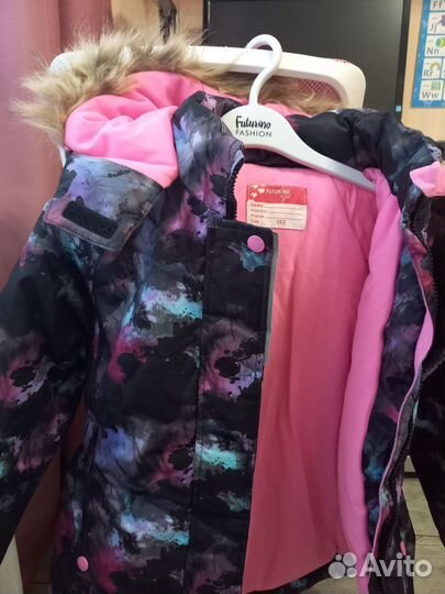 Куртка для девочки 140 зима