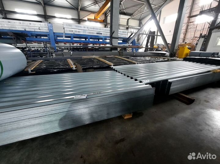 Профнастил 2-х сторонний оцинкованный Н-60 0,8х845