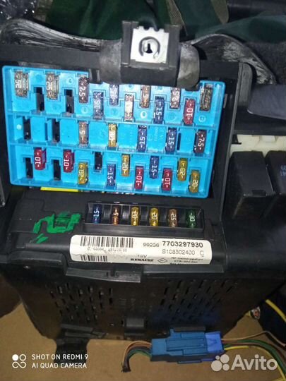Блок комфорта рено меган 1