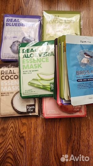 Набор тканевых масок real coconut essence mask