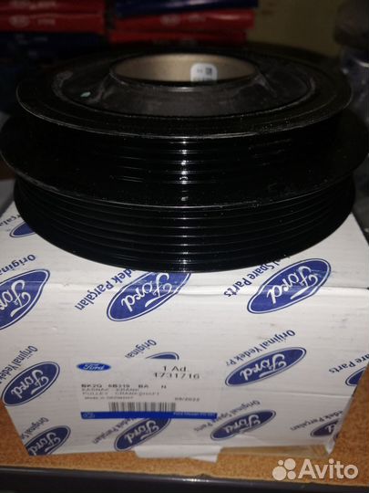 Шкив коленвала ford transit peugeot Boxer 1731716