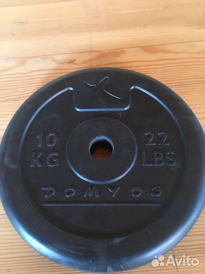 Блины для штанги прорезиненные