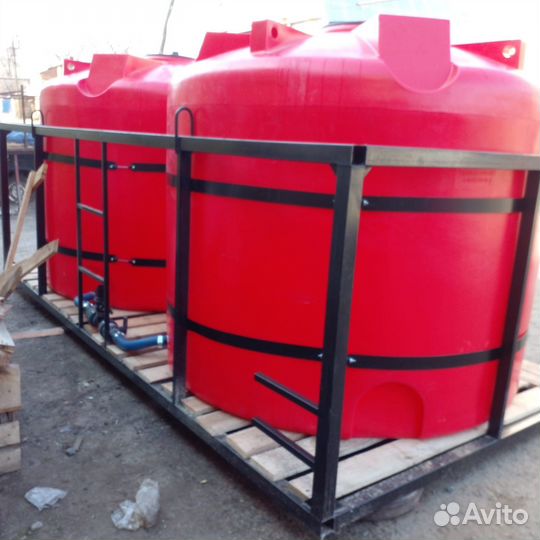 Емкость пластиковая под воду кас для перевозки