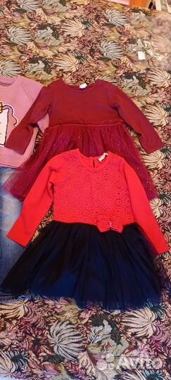 Вещи на девочку пакетом 86 92