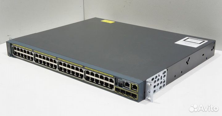 Коммутатор Cisco WS-C2960S-48FPS-L PoE+ 740W