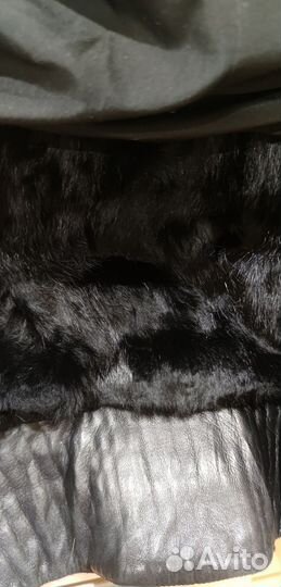 Куртка кожаная натуральная 48-50 с утеплением