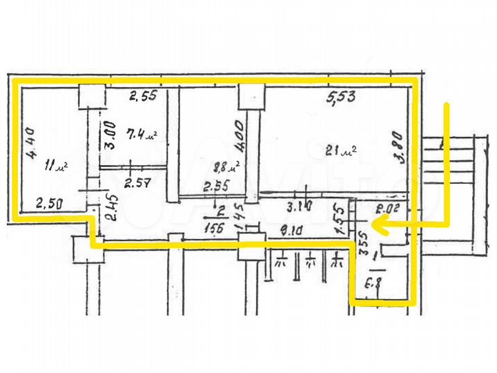 Свободного назначения, 73.2 м²