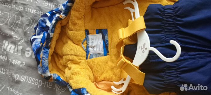 Зимний комбинезон для мальчика 80