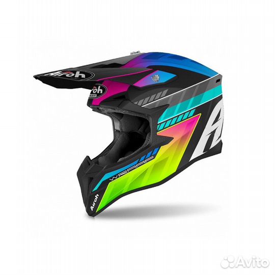Шлем кроссовый Airoh Wraap - варианты внутри