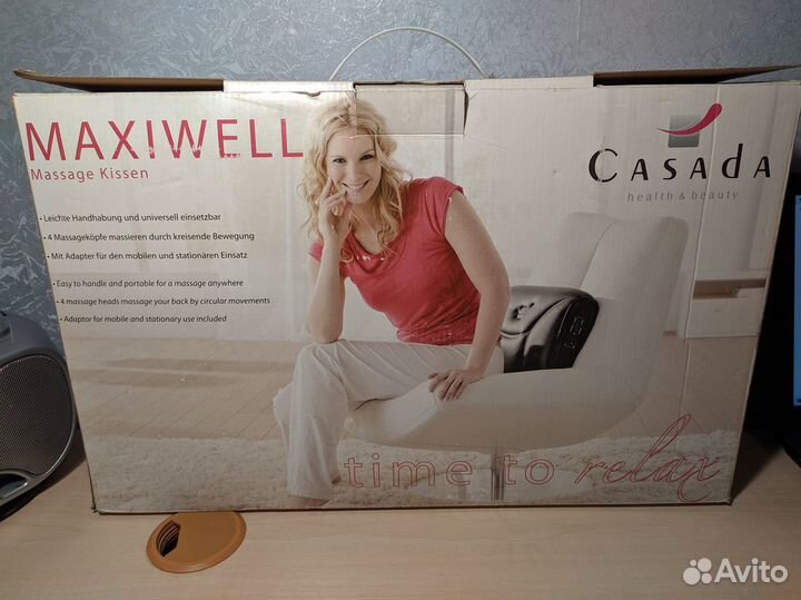 Новая массажная подушка Casada Maxiwell