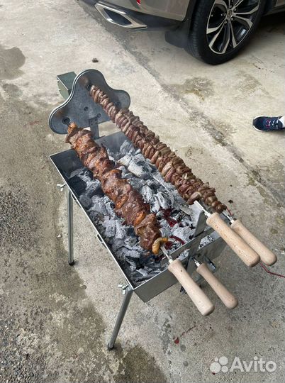 Мангал с электроприводом