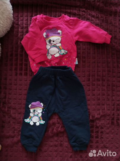 Вещи пакетом для девочки 68