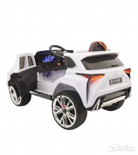Электромобиль Lexus белый rivertoys