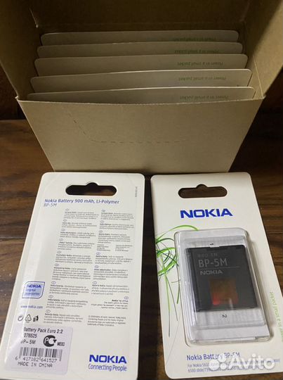 Аккумулятор nokia bl-5c, bp-5m, bl-5b оригинал
