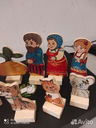 Деревянная сказка Репка