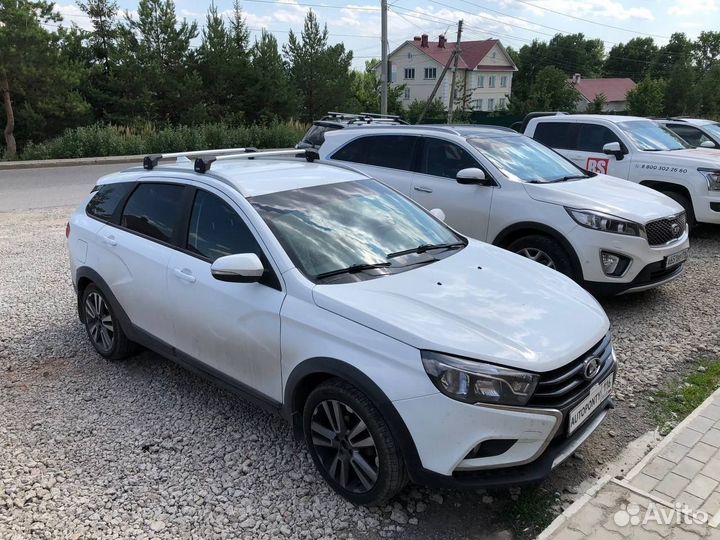 Багажник на крышу Лада Веста св Кросс Lux Scout