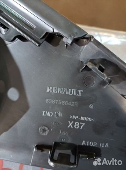 Накладка крыла передняя левая Renault Kaptur