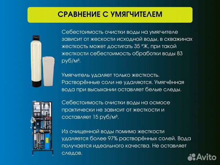 Обратный осмос для автомойки