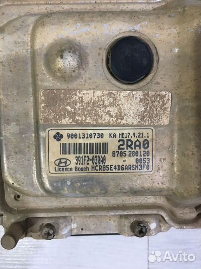 Блок управления двигателем hyundai solaris 2 1.4 м