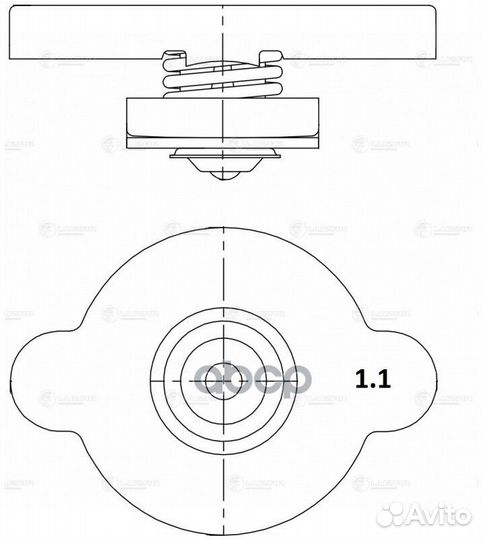 Крышка (пробка) радиатора для ам
