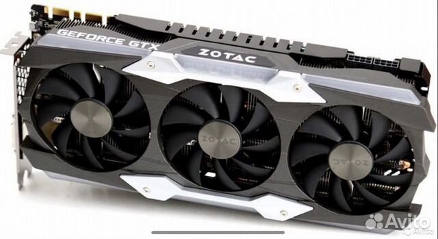 Видеокарта 1080 ti zotac AMP extreme