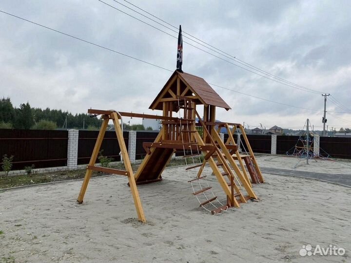 Детская игровая площадка уличная Савушка Люкс 8