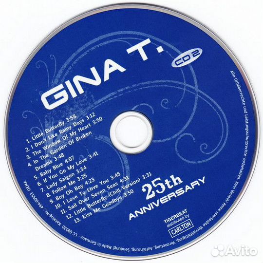Gina T. – 25th Anniversary (2CD) (2013)