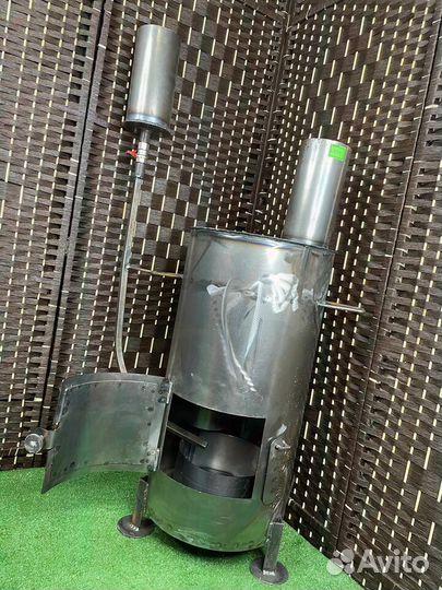 Буржуйка на отработке