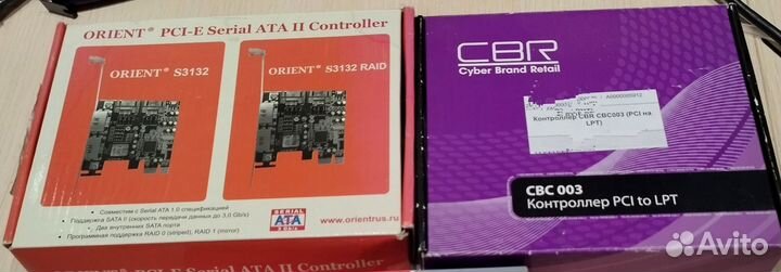 Контроллеры PCI - LPT/ PCI-e - SATA