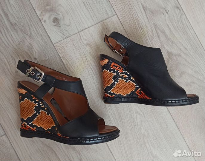 Босоножки renaissance 36р. и flona 37р.(нат.кожа)