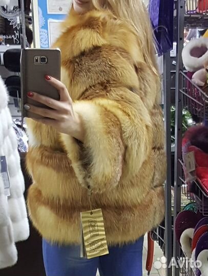 Шуба из лисы