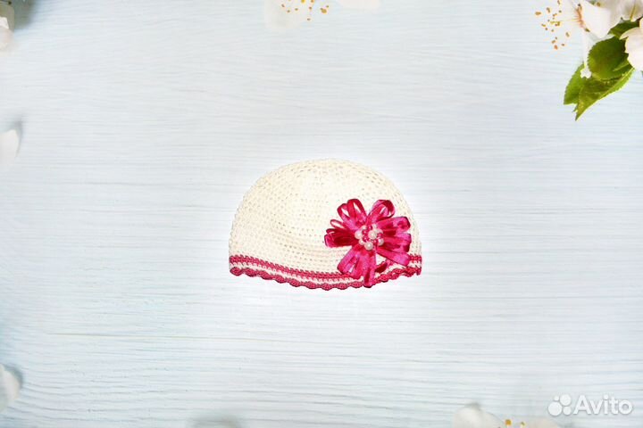 Новые вязаные шапочки на лето, ручная работа