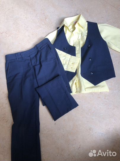 Школьный костюм для мальчика 128