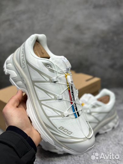 Salomon XT-6 White Lunar Rock